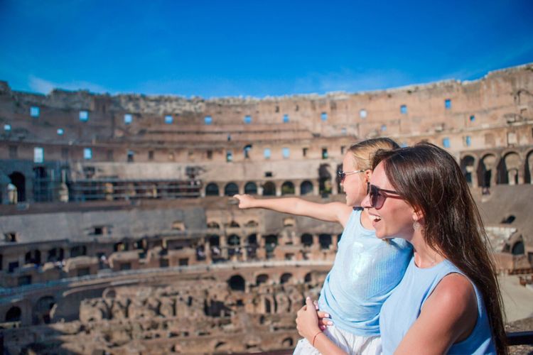 Vacances en famille Le Colisée en famille à Rome